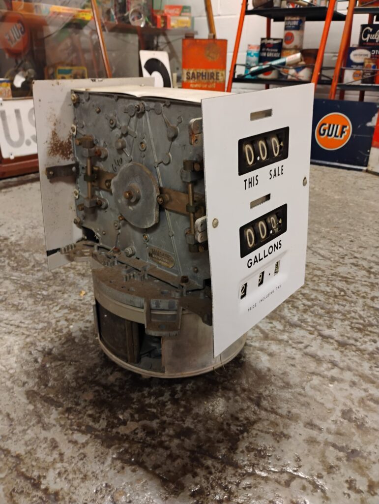 Veeder Gas Pump Computer Faceplate