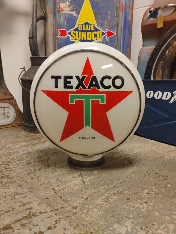 Original Texaco Glass Globe