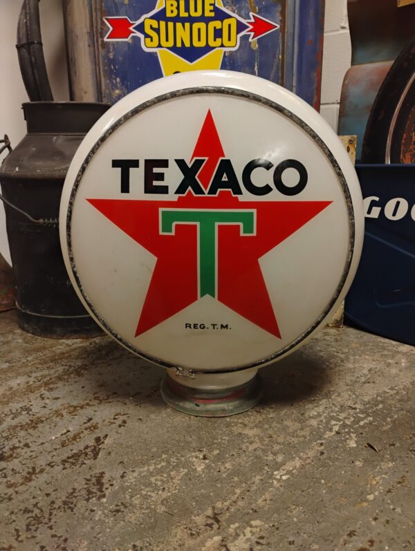 Original Texaco Glass Globe