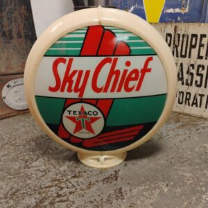 Vintage Sky Chief Gas Pump Globe