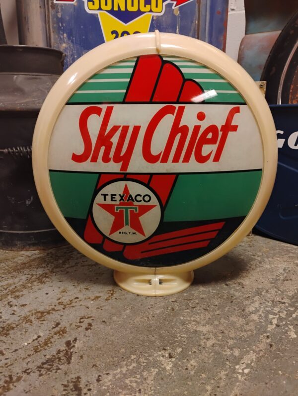 Vintage Sky Chief Gas Pump Globe - Image 2