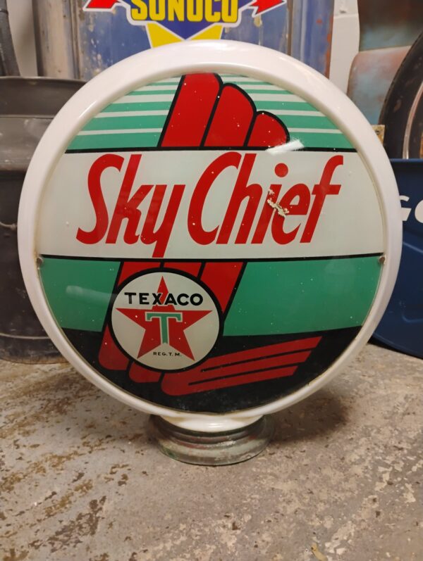 Sky Chief Gas Pump Globe