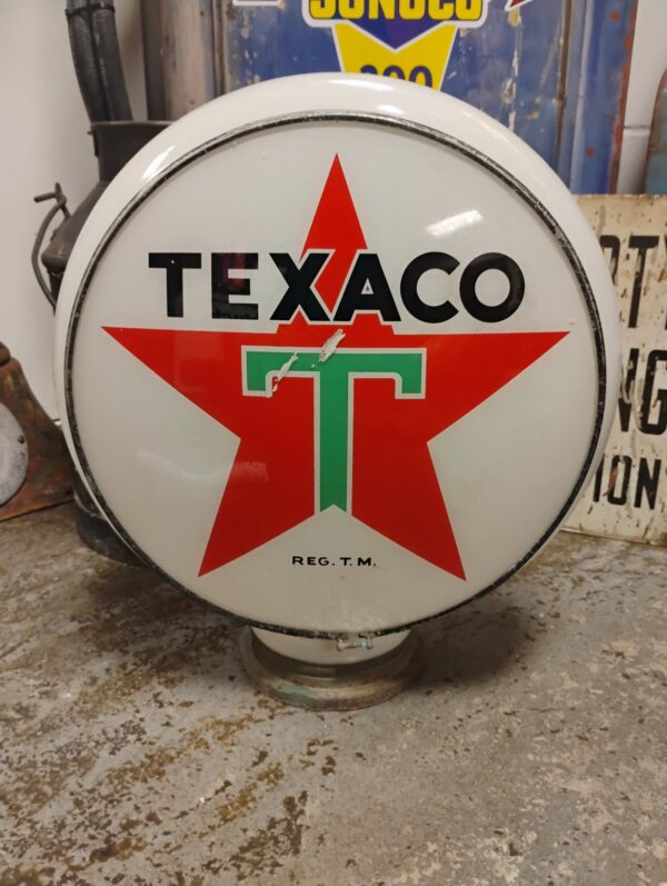 Original Texaco Glass Globe