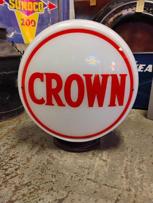 Crown Gas Pump Globe