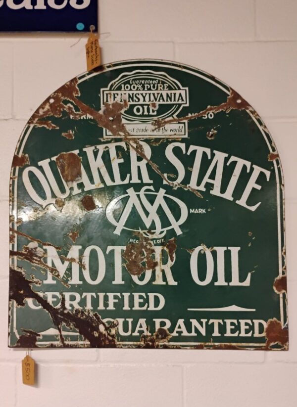 Quaker State Sign