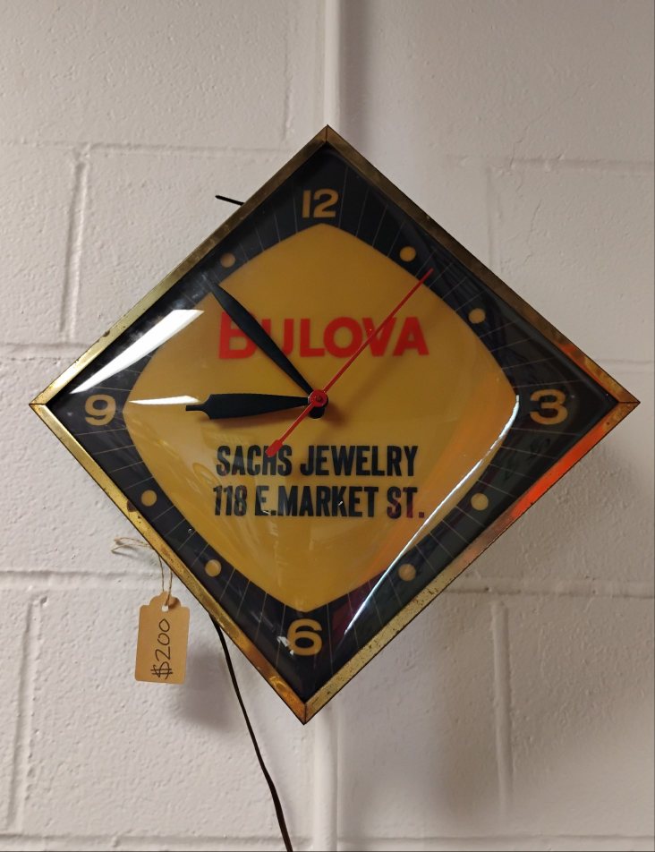 Bulova Sachs Jewelry Clock