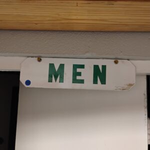 Men's Restroom Sign