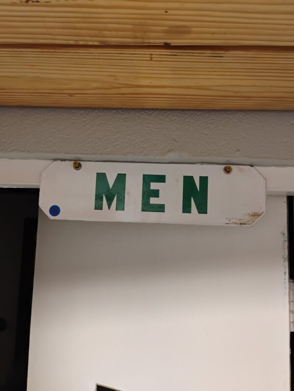 Men's Restroom Sign