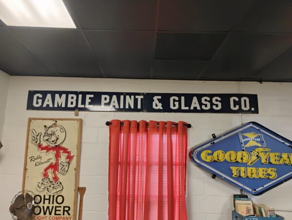 Gamble Paint Sign
