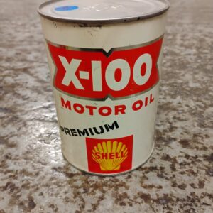 Shell Premium X-100 Can