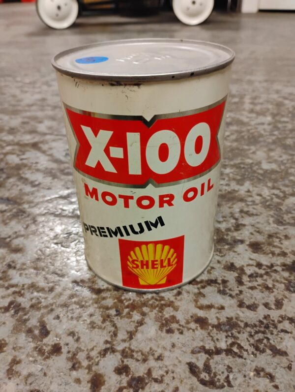 Shell Premium X-100 Can