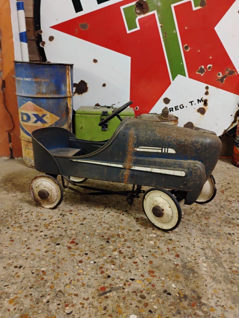 Blue Pedal Car