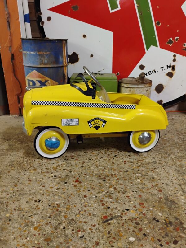 Yellow Taxi Pedal Car - Image 2