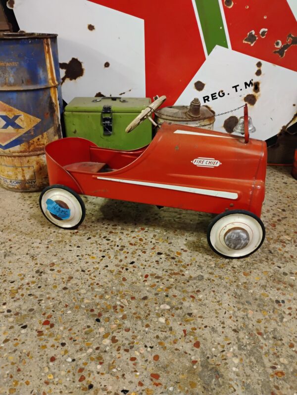 Fire Chief Pedal Car