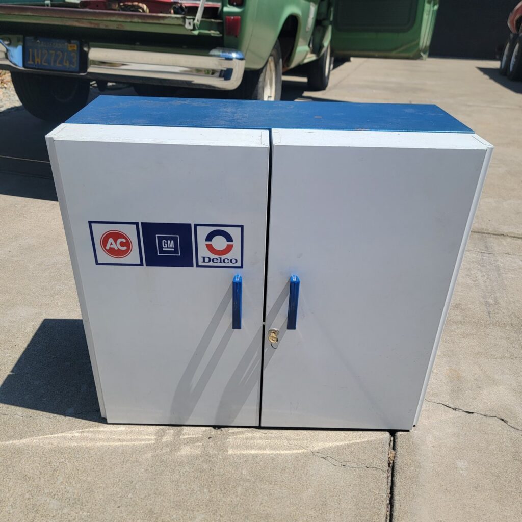 Vintage AC DELCO/GM Cabinet