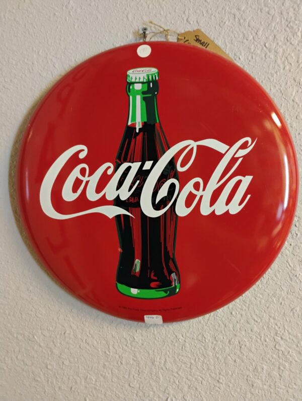 Coca-Cola Button Sign