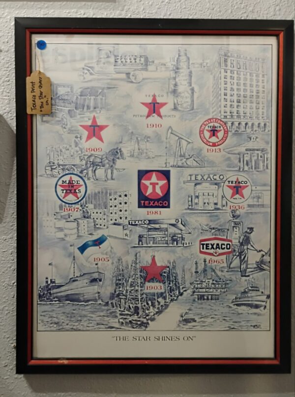 Texaco "The Star Shines On" Print