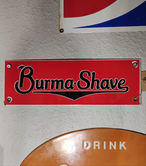 Burma-Shave Sign