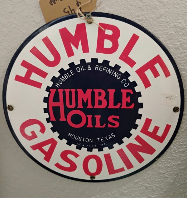 Humble Gasoline Sign