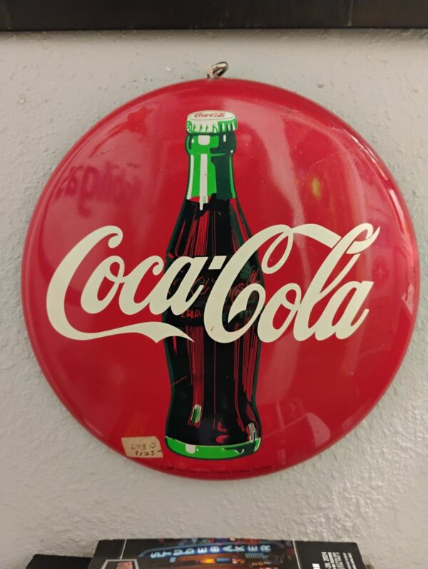 Coca-Cola Button Sign