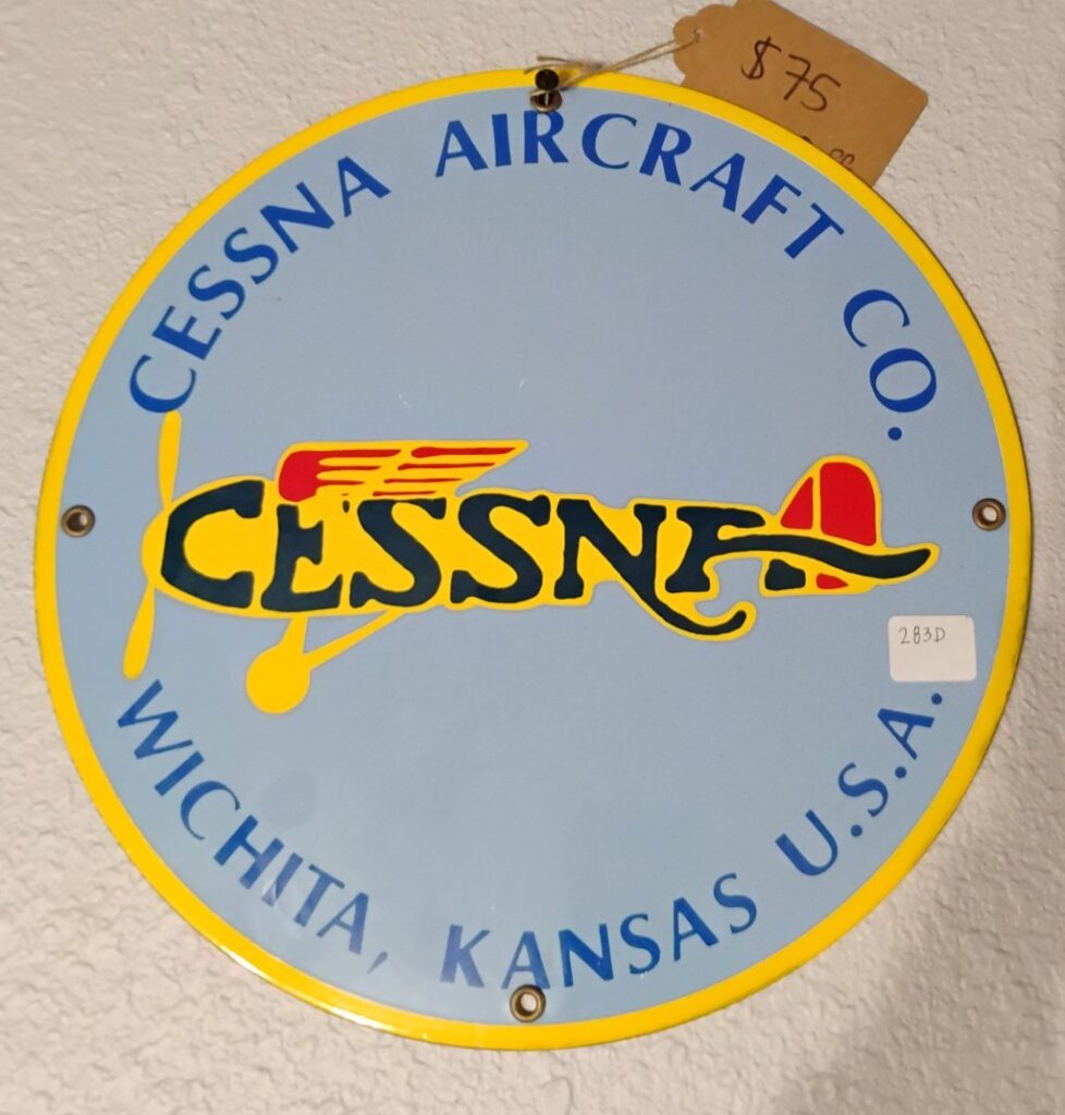 Cessna Aircraft Sign