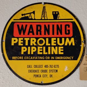 Petroleum Pipeline Sign