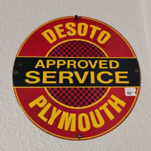 Desoto Plymouth Sign