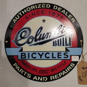 Columbia Built Bicycles Sign