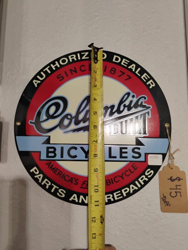 Columbia Built Bicycles Sign - Image 2