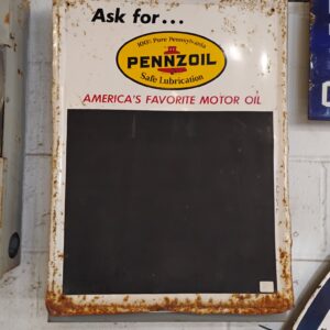 Pennzoil Chalk Board Sign