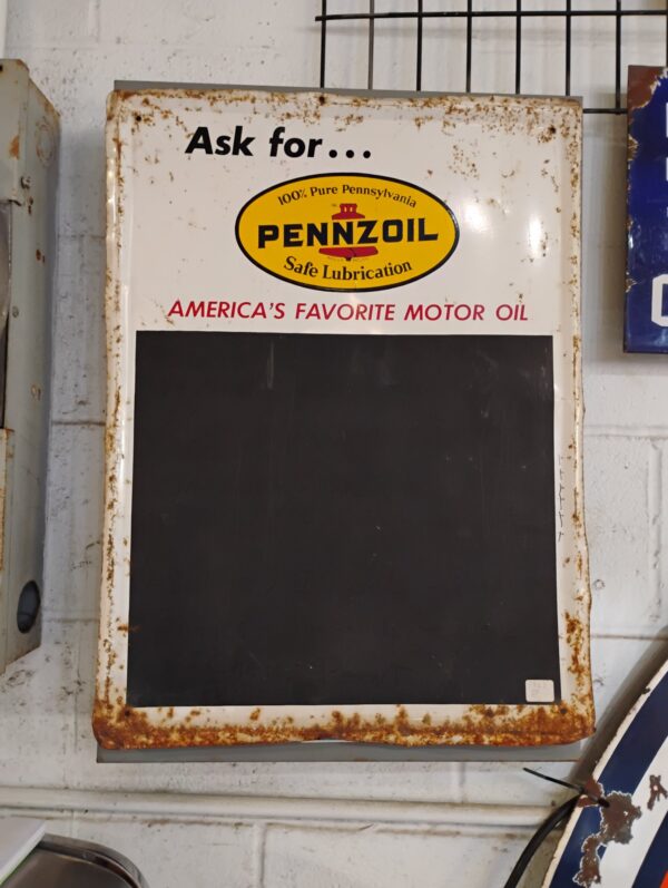 Pennzoil Chalk Board Sign