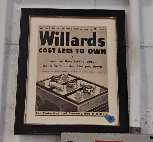 Willard's Advertisement