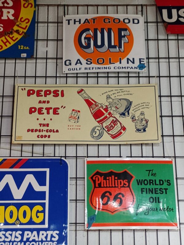 "Pepsi and Pete" Sign