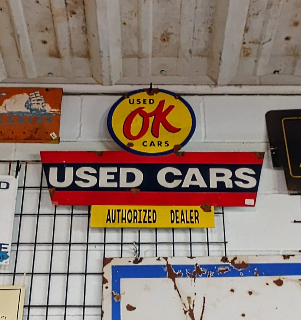 OK Used Cars Sign