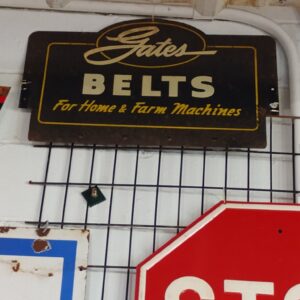 Gates Belts Sign