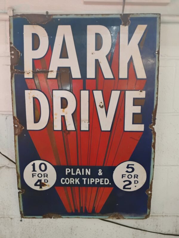 Park Drive Sign