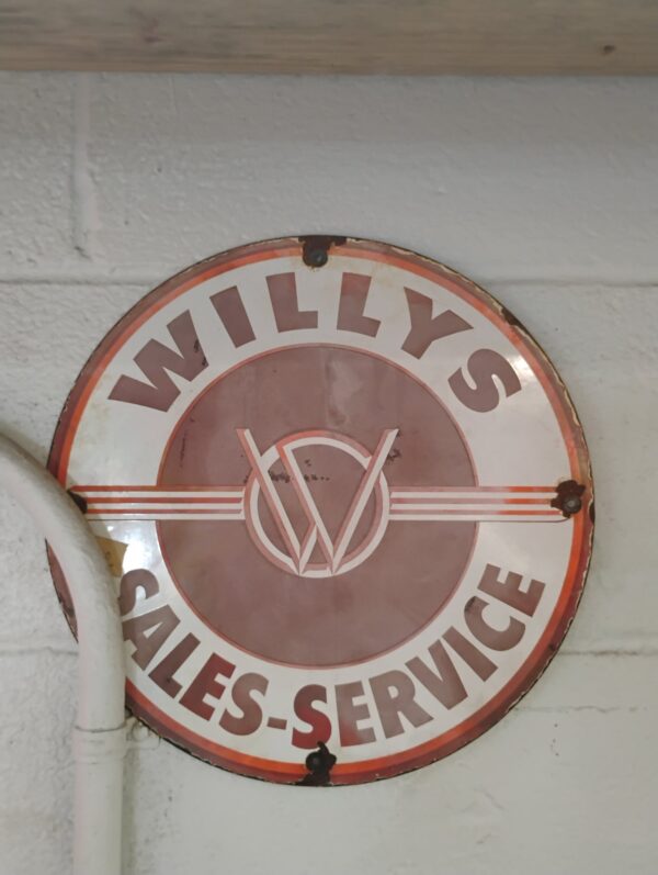 Willys Sales-Service Sign