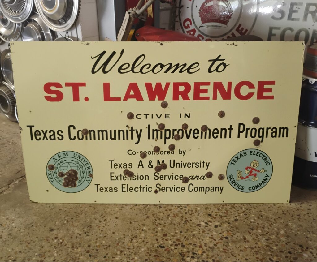 Reddy Kilowatt A&M Welcome Sign