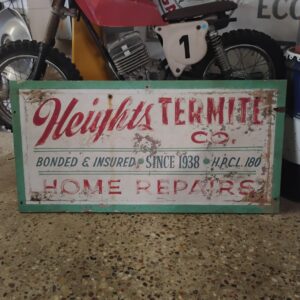 Houston Heights Termite Sign