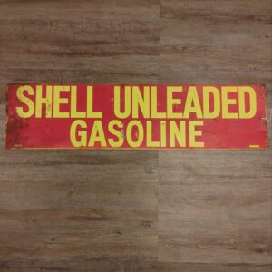 Shell Unleaded Sign
