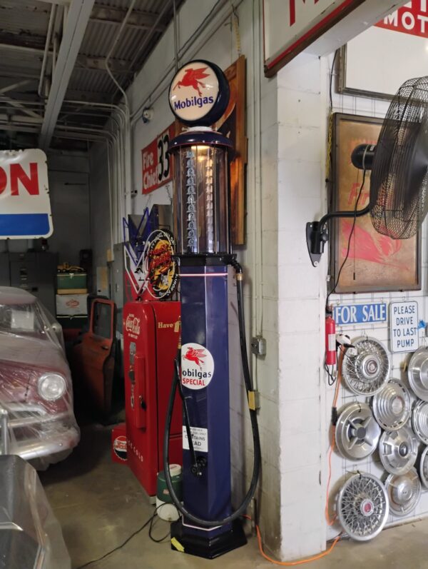 Mobilgas Lighthouse Gas Pump