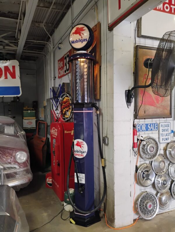 Mobilgas Lighthouse Gas Pump