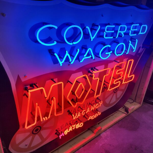Covered Wagon Motel Neon - Image 2