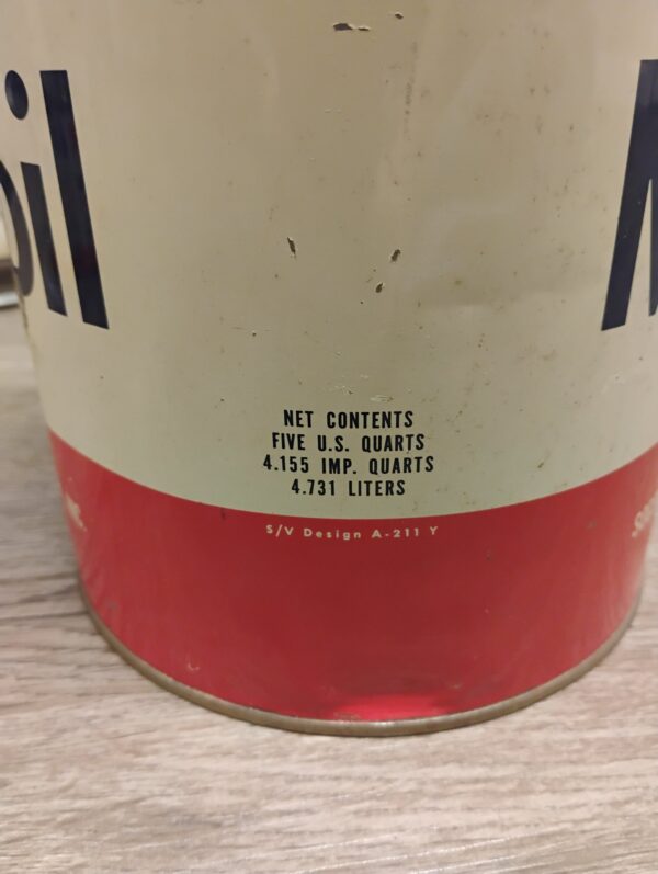 Mobil Oil Can - Image 3