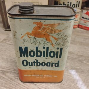 Mobiloil Outboard Oil Can