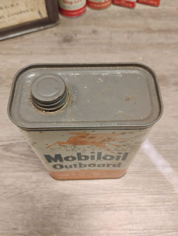 Mobiloil Outboard Oil Can - Image 4