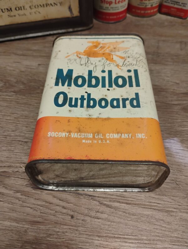Mobiloil Outboard Oil Can - Image 3