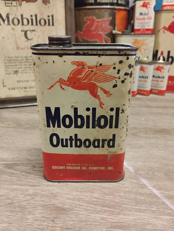 Mobiloil Outboard Oil Can
