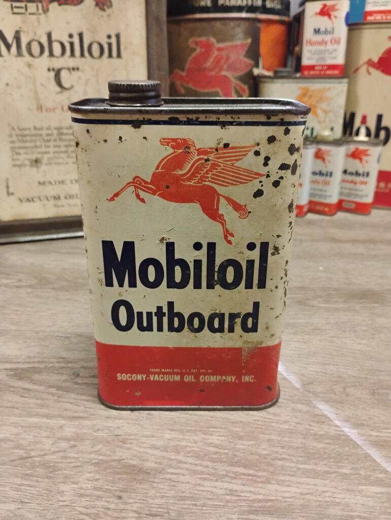 Mobiloil Outboard Oil Can