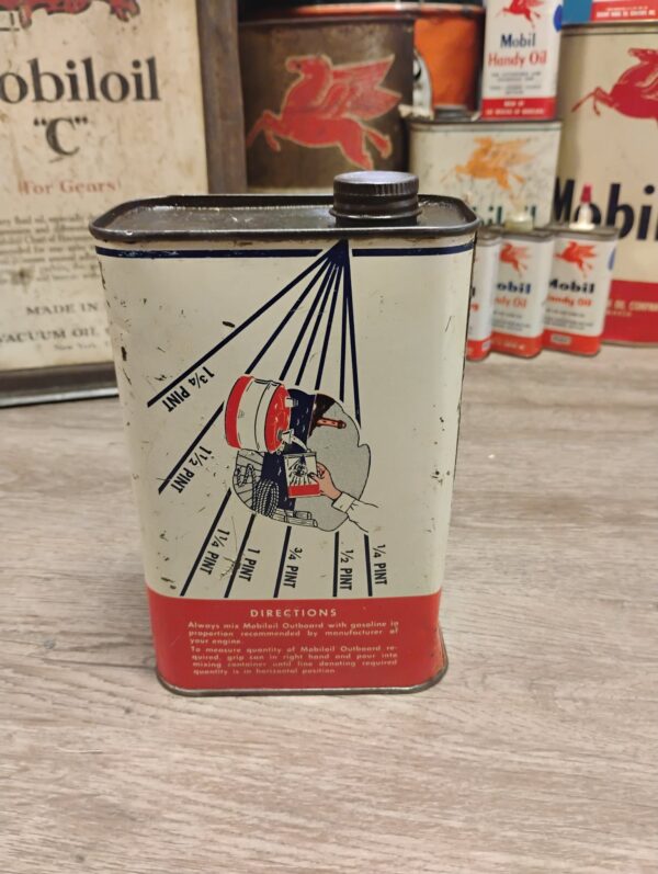 Mobiloil Outboard Oil Can - Image 2